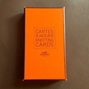 Hermès Scarf Knotting Cards - AUTHENTIC
